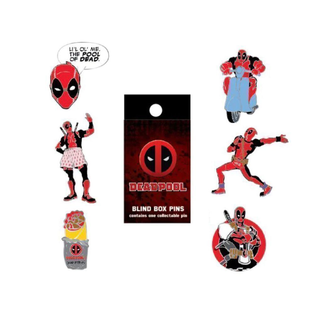 1 PIN Loungefly Marvel Deadpool Blind Box Enamel Pin